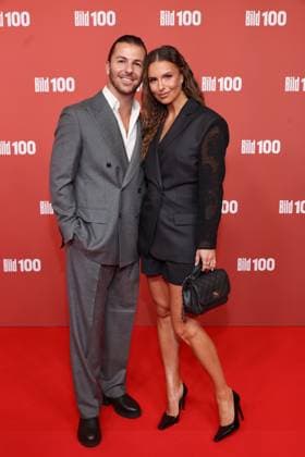 BILD100 2026 Riccardo Basile, Laura Wontorra Red carpet at BILD100 2026, Axel Springer New Building, Berlin, Date: September 8, 2026 Copyright: xEventpress Kratschx