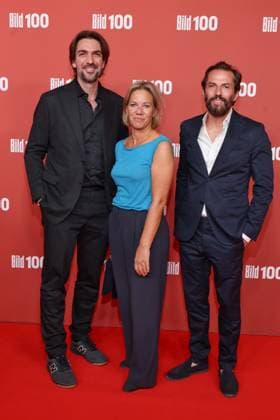 BILD100 2026 Quirin Berg, Christine Strobl, Max Wiedemann Red carpet at BILD100 2026, Axel Springer new building, Berlin, Date: September 8, 2026 Copyright: xEventpress Kratschx