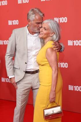BILD100 2026 Frank Spothelfer, Birgit Schrowange Red carpet at BILD100 2026, Axel Springer New Building, Berlin, Date: September 8, 2026 Copyright: xEventpress Kratschx
