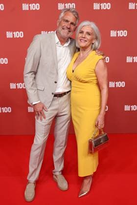 BILD100 2026 Frank Spothelfer, Birgit Schrowange Red carpet at BILD100 2026, Axel Springer New Building, Berlin, Date: September 8, 2026 Copyright: xEventpress Kratschx