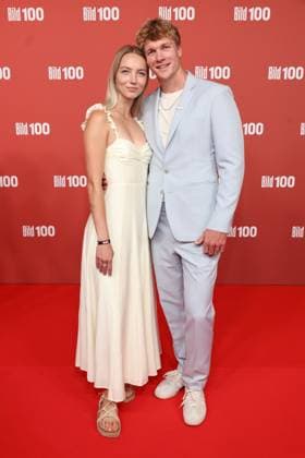 BILD100 2026 Emily Schilf, Jacob Schopf Red carpet at BILD100 2026, Axel Springer New Building, Berlin, Date: September 8, 2026 Copyright: xEventpress Kratschx