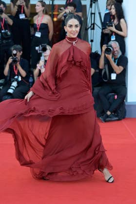 September 8, 2026, Venice Lido, Italy: Rocio Munoz Morales attends the red carpet of movie Bunker during the 83rd Venice Film Festival at Palazzo del Cinema. Venice Lido Italy - ZUMAs197 20260908_aaa_s197_479 Copyright: xMarioxCartellix