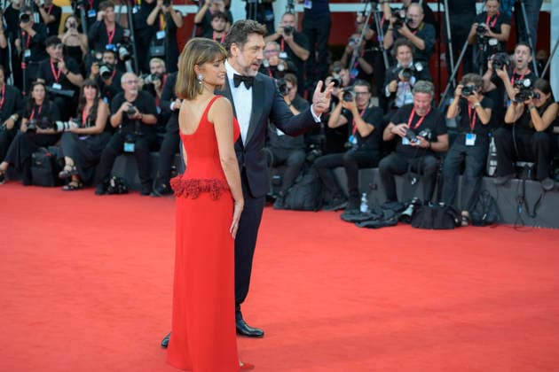 September 8, 2026, Venice Lido, Italy: Javier Bardem (l) and Penelope Cruz (r) attend the red carpet of movie Bunker during the 83rd Venice Film Festival at Palazzo del Cinema. Venice Lido Italy - ZUMAs197 20260908_aaa_s197_482 Copyright: xMarioxCartellix