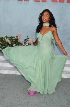 LOS ANGELES, CA - SEPTEMBER 8: Laya DeLeon Hayes at the Netflix special screening of Tyler Perry s Why Did I Get Married Again? on September 8, 2026 at the Harmony Gold Theater in Los Angeles, California. Copyright: xJeffreyxMayerx