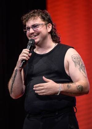 Essen Comedy Awards Ceremony: Essen Honorary Doctorate and Jupps Pott ** FOR EDITORIAL USE ONLY ** EDITORIAL USE ONLY ** p Jupps Pott award winner Ryko at the Comedy Awards ceremony honoring the Essen Honorary Doctorate and Jupps Pott on Tuesday, September 8, 2026, at Stratmanns Theater in Essen, Germany (North Rhine-Westphalia, Essen). Copyright UwexErnst Copyright: UwexErnst doc87ioug8nadu1jah4mczq ,EDITORIAL USE ONLY Copyright: UwexErnst