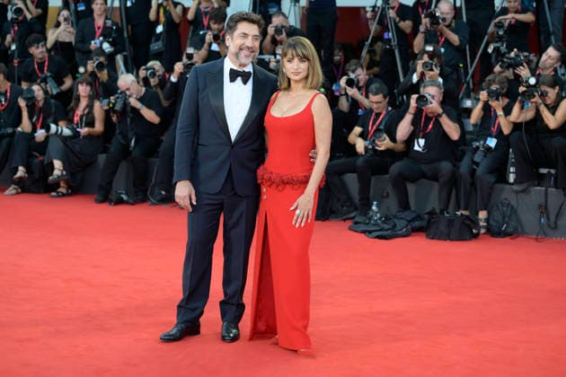 September 8, 2026, Venice Lido, Italy: Javier Bardem (l) and Penelope Cruz (r) attend the red carpet of movie Bunker during the 83rd Venice Film Festival at Palazzo del Cinema. Venice Lido Italy - ZUMAs197 20260908_aaa_s197_506 Copyright: xMarioxCartellix