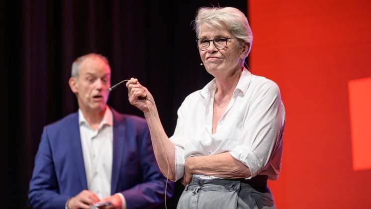Essen Comedy Awards Ceremony: Essen Honorary Doctorate and Jupp s Pott ** FOR EDITORIAL USE ONLY ** EDITORIAL USE ONLY ** p Gerburg Jahnke at the Comedy Awards ceremony—Essen Honorary Doctorate and Jupp’s Pott—on Tuesday, September 8, 2026, at the Stratmanns Theater in Essen, Germany (North Rhine-Westphalia, Essen). Copyright UwexErnst Copyright: UwexErnst doc87ioue0okrdjc73jczq ,EDITORIAL USE ONLY Copyright: UwexErnst