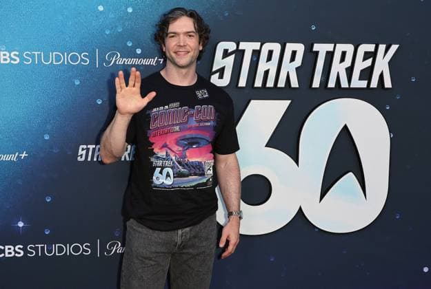 Star Trek Day 60th Anniversary Screening in Los Angeles Star Trek Day 60th Anniversary Screening at The Autry Museum in Los Angeles, California on 9 8 26. 08 Sep 2026 Pictured: Ethan Peck.  Copyright: xThexMegaxAgencyxRiverx xMEGAx