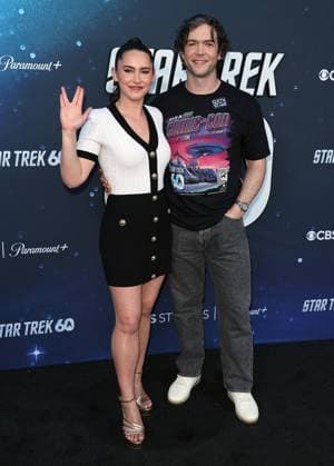 Star Trek Day 60th Anniversary Screening in Los Angeles Star Trek Day 60th Anniversary Screening at The Autry Museum in Los Angeles, California on 9 8 26. 08 Sep 2026 Pictured: Christina Chong, Ethan Peck.  Copyright: xThexMegaxAgencyxRiverx xMEGAx