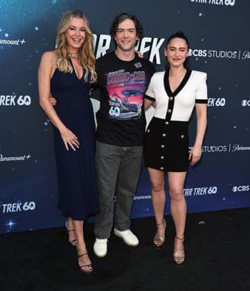 Star Trek Day 60th Anniversary Screening in Los Angeles Star Trek Day 60th Anniversary Screening at The Autry Museum in Los Angeles, California on 9 8 26. 08 Sep 2026 Pictured: Rebecca Romijn, Ethan Peck, Christina Chong.  Copyright: xThexMegaxAgencyxRiverx xMEGAx
