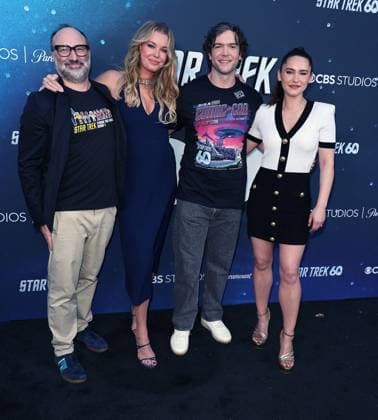 Star Trek Day 60th Anniversary Screening in Los Angeles Star Trek Day 60th Anniversary Screening at The Autry Museum in Los Angeles, California on 9 8 26. 08 Sep 2026 Pictured: Henry Alonso Myers, Rebecca Romijn, Ethan Peck, Christina Chong.  Copyright: xThexMegaxAgencyxRiverx xMEGAx