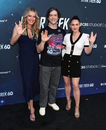 Star Trek Day 60th Anniversary Screening in Los Angeles Star Trek Day 60th Anniversary Screening at The Autry Museum in Los Angeles, California on 9 8 26. 08 Sep 2026 Pictured: Rebecca Romijn, Ethan Peck, Christina Chong.  Copyright: xThexMegaxAgencyxRiverx xMEGAx