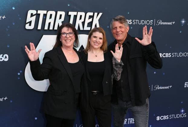 Star Trek Day 60th Anniversary Screening in Los Angeles Star Trek Day 60th Anniversary Screening at The Autry Museum in Los Angeles, California on 9 8 26. 08 Sep 2026 Pictured: Julie Nimoy, Adam Nimoy.  Copyright: xThexMegaxAgencyxRiverx xMEGAx