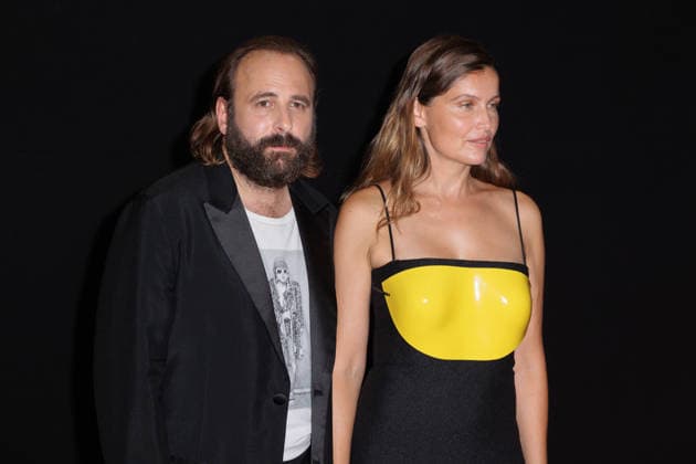 Preview of Dix pour Cent: The Movie at L Olympia; Celebrities arrive on the red carpet: Vincent Macaigne and Laetitia Casta 459515 September 8, 2026 France  Copyright: xSebastienxFremontx xStarfacex STAR_459515_107