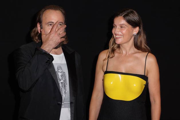 Preview of Dix pour Cent: The Movie at L Olympia; Celebrities arrive on the red carpet: Vincent Macaigne and Laetitia Casta 459515 September 8, 2026 France  Copyright: xSebastienxFremontx xStarfacex STAR_459515_111