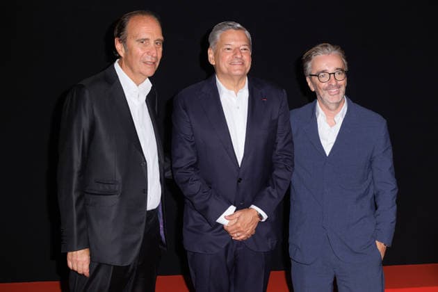Preview of Dix pour Cent: The Movie at L Olympia; Celebrities Arrive on the Red Carpet: Xavier Niel, Ted Sarandos, and a guest 459515 September 8, 2026 France  Copyright: xSebastienxFremontx xStarfacex STAR_459515_146