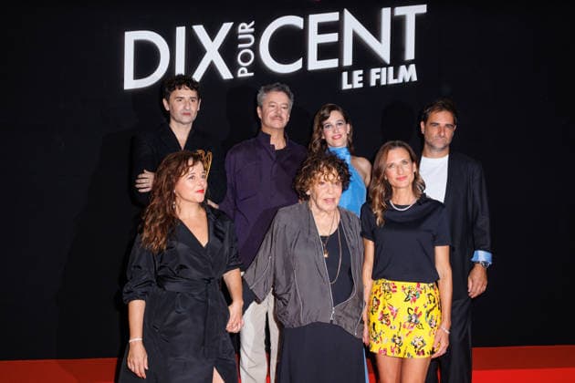 Preview of *Dix pour Cent: The Movie* at L Olympia: Celebrities arrive on the red carpet—Laure Calamy, Camille Cottin, Liliane Rovere, Gregory Montel, Fanny Sidney, Thibault de Montalembert, and Nicolas Maury 459515 September 8, 2026 France  Copyright: xSebastienxFremontx xStarfacex STAR_459515_181