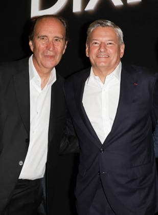 Xavier Niel, Ted Sarandos, CEO of Netflix; Preview of the film *Dix pour cent* at the Olympia in Paris on September 8, 2026; Coadic Guirec; Bestimage; Paris, France  Copyright: xCOADICxGUIRECx xBESTIMAGExCOADICxGUIRECx xBESTIMAGEx