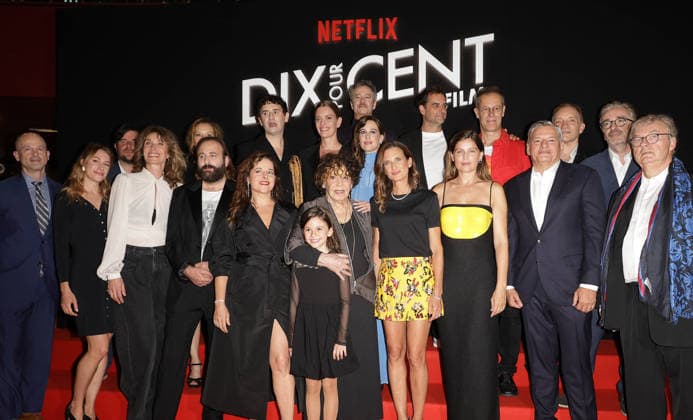 Laure Calamy, Fanny Herrero, Camille Cottin, Liliane Rovere, Gregory Montel, Fanny Sidney, Thibault de Montalembert, Nicolas Maury and Dominique Besnehard, Ted Sarandos, CEO of Netflix, and Pierre Antoine Capton. Preview screening of the film *Dix pour cent* at the Olympia in Paris on September 8, 2026. Coadic Guirec Bestimage. Preview of the film *Dix pour cent* at the Olympia in Paris on September 8, 2026. Paris, France Copyright: xCOADICxGUIRECx xBESTIMAGExCOADICxGUIRECx xBESTIMAGEx