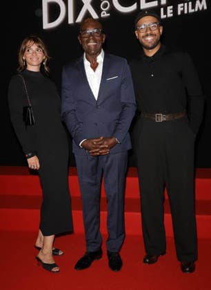 Lucien Jean Baptiste with his son and daughter-in-law Preview of the film *Dix pour cent* at the Olympia in Paris on September 8, 2026 Coadic Guirec Bestimage Preview of the film *Dix pour cent* at the Olympia in Paris on September 8, 2026 Paris, France  Copyright: xCOADICxGUIRECx xBESTIMAGExCOADICxGUIRECx xBESTIMAGEx