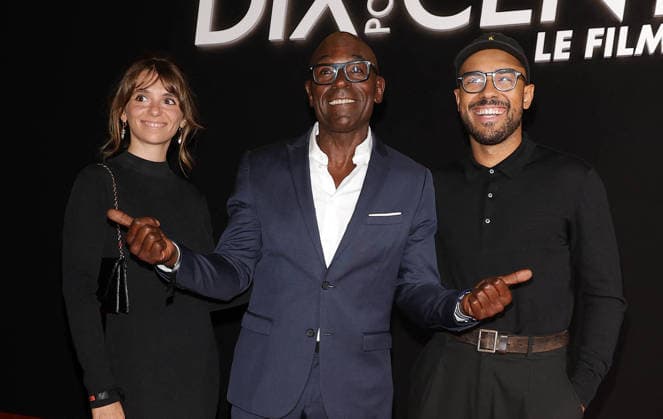 Lucien Jean Baptiste with his son and daughter-in-law Preview of the film *Dix pour cent* at the Olympia in Paris on September 8, 2026 Coadic Guirec Bestimage Preview of the film *Dix pour cent* at the Olympia in Paris on September 8, 2026 Paris, France  Copyright: xCOADICxGUIRECx xBESTIMAGExCOADICxGUIRECx xBESTIMAGEx