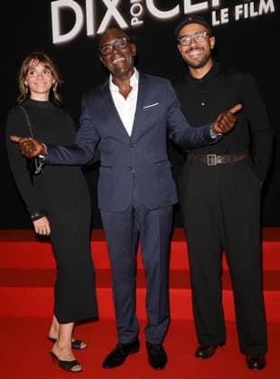 Lucien Jean Baptiste with his son and daughter-in-law Preview of the film *Dix pour cent* at the Olympia in Paris on September 8, 2026 Coadic Guirec Bestimage Preview of the film *Dix pour cent* at the Olympia in Paris on September 8, 2026 Paris, France  Copyright: xCOADICxGUIRECx xBESTIMAGExCOADICxGUIRECx xBESTIMAGEx