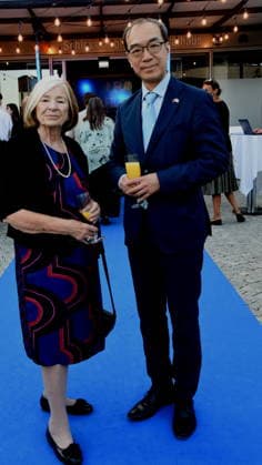 Prof. Dr. Ursula Männle, Member of the German Bundestag (MdB), Consul General of Morocco; Prof. Dr. Ian Tsing, Director General of the Taiwan, Taipei Representative Office in Starnberg; September 8, 2026, Schlossberghalle 20; Five Lakes Film Festival: Taiwan Evening in cooperation with the Taipei Representative Office in the Federal Republic of Germany, Munich Office. Dr. Ian Tsing, Director General. P