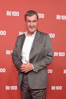 September 8, 2026, Markus SödeR on the red carpet at BILD100 2026, Axel Springer s new building, Berlin, Berlin