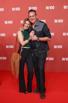 September 8, 2026, Jenny Vollmer and Sascha Vollmer on the red carpet at BILD100 2026, Axel Springer s new building, Berlin, Berlin