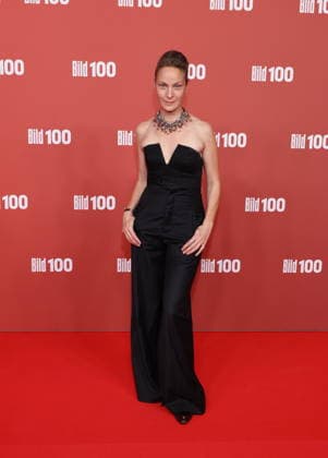 September 8, 2026, Jeanette Hain on the red carpet at BILD100 2026, Axel Springer s new building, Berlin, Berlin