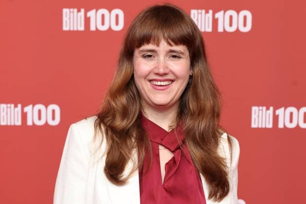 September 8, 2026, Ricarda Lang on the red carpet at BILD100 2026, Axel Springer New Building, Berlin, Berlin