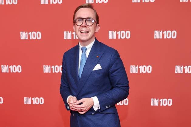 September 8, 2026, Philipp Amthor on the red carpet at BILD100 2026, Axel Springer New Building, Berlin, Berlin