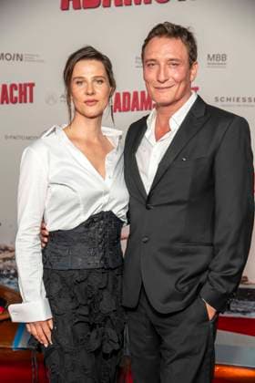 ABB ADAMSACHT: Katrin Roever and Oliver Masucci Walk the Red Carpet at the Berlin Premiere of the Feature Film Adams Acht at the Zoo Palast Movie Theater on September 8, 2026, in Berlin, Berlin, Germany