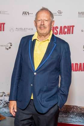 ABB ADAMSACHT: Axel Milberg makes a guest appearance on the red carpet at the Berlin premiere of the feature film *Adams Acht* at the Zoo Palast theater on September 8, 2026, in Berlin, Germany