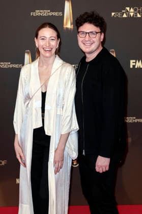 Victoria Hillestad and Julian Erhardt at the 2026 German Television Awards ceremony, The Night of the Creatives, at Flora Cologne, September 8, 2026 Foto:xR.xSchmiegeltx xFuturexImagex kreative_6814