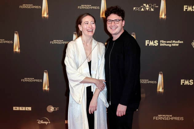 Victoria Hillestad and Julian Erhardt at the 2026 German Television Awards ceremony, The Night of the Creatives, at Flora Cologne, September 8, 2026 Foto:xR.xSchmiegeltx xFuturexImagex kreative_6815
