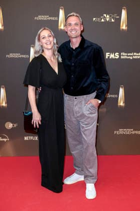 Jonas König with his companion at the 2026 German Television Awards: The Night of the Creatives at Flora Cologne, September 8, 2026 Foto:xR.xSchmiegeltx xFuturexImagex kreative_6826