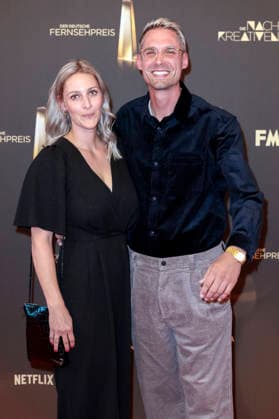 Jonas König with his companion at the 2026 German Television Awards: The Night of the Creatives at Flora Cologne, September 8, 2026 Foto:xR.xSchmiegeltx xFuturexImagex kreative_6827