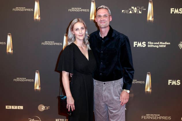 Jonas König with his companion at the 2026 German Television Awards: The Night of the Creatives at Flora Cologne, September 8, 2026 Foto:xR.xSchmiegeltx xFuturexImagex kreative_6828