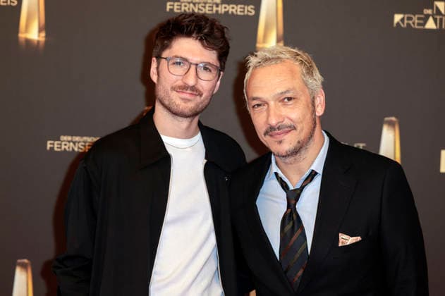 Philip Peschlow with a guest at the 2026 German Television Awards ceremony, The Night of the Creatives, at Flora Cologne, September 8, 2026 Foto:xR.xSchmiegeltx xFuturexImagex kreative_6837