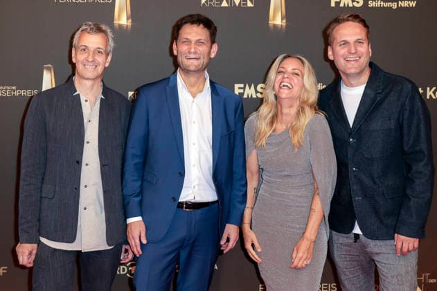 Dietmar Jacobs, Christian Ehring, Patricia Kümpel, and a guest at the 2026 German Television Awards ceremony, The Night of the Creatives, at Flora Cologne, September 8, 2026 Foto:xR.xSchmiegeltx xFuturexImagex kreative_6850