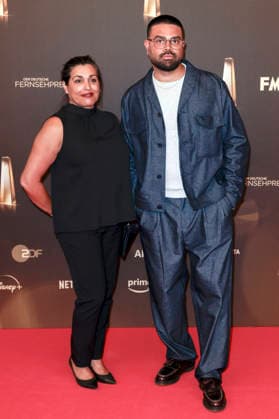Wesley William Salamone with his companion at the 2026 German Television Awards ceremony, The Night of the Creatives, at Flora Cologne, September 8, 2026 Foto:xR.xSchmiegeltx xFuturexImagex kreative_6868