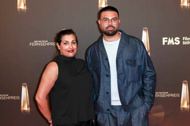 Wesley William Salamone with his companion at the 2026 German Television Awards ceremony, The Night of the Creatives, at Flora Cologne, September 8, 2026 Foto:xR.xSchmiegeltx xFuturexImagex kreative_6869
