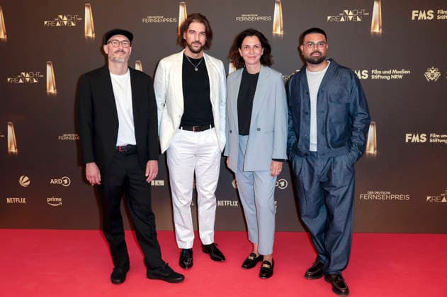 Marco Rottig, David Gesslbauer, a guest, and Wesley William Salamone at the 2026 German Television Awards ceremony, The Night of the Creatives, at Flora Cologne, September 8, 2026 Foto:xR.xSchmiegeltx xFuturexImagex kreative_6876