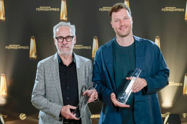 Stefan Will and Robert Henke at the 2026 German Television Awards ceremony, The Night of the Creatives, at Flora Cologne, September 8, 2026 Foto:xR.xSchmiegeltx xFuturexImagex kreative_6886