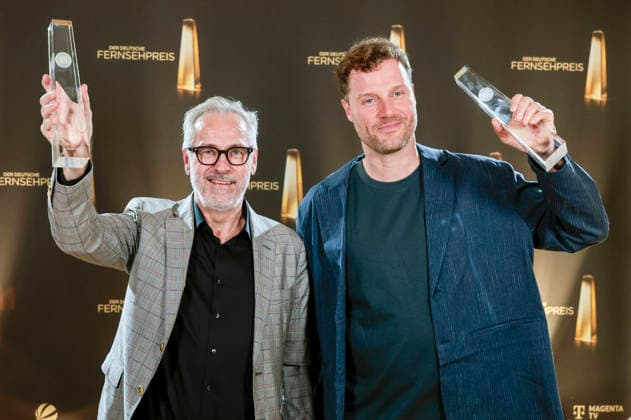 Stefan Will and Robert Henke at the 2026 German Television Awards ceremony, The Night of the Creatives, at Flora Cologne, September 8, 2026 Foto:xR.xSchmiegeltx xFuturexImagex kreative_6887