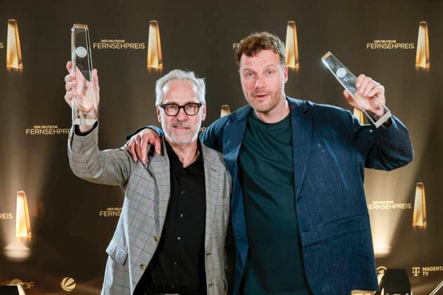 Stefan Will and Robert Henke at the 2026 German Television Awards ceremony, The Night of the Creatives, at Flora Cologne, September 8, 2026 Foto:xR.xSchmiegeltx xFuturexImagex kreative_6888