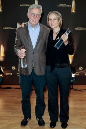 Rolf Basedow and Nicole Armbruster at the 2026 German Television Awards ceremony, The Night of the Creatives, at Flora Cologne, September 8, 2026 Foto:xR.xSchmiegeltx xFuturexImagex kreative_6895