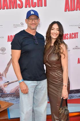 Frank Kusche and Maryana Dzhokhadze at the premiere of the movie *Adams Acht* at the Zoo Palast in Berlin, September 8, 2026 Foto:xM.xBehrensx xFuturexImagex acht_6915