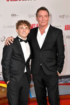 Vito Wiesner and Oliver Masucci at the premiere of the movie *Adams Acht* at the Zoo Palast in Berlin, September 8, 2026 Foto:xM.xBehrensx xFuturexImagex acht_6941